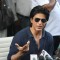 Shah Rukh Khan celebrates his 46th.Birthday with media at his bungalow Mannat