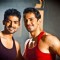 Gurmeet & Abhinav on the sets of Geet