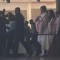 Amitabh Bachchan holds his granddaughter walking with Aishwarya leave the Seven Hills Hospital