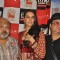 Saurabh Shukla with Vinay and Neha promote their film 'Pappu Can't Dance Saala' at Libas showroom