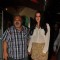 Saurabh Shukla with Neha Dhupia at Premiere of film 'Pappu Can't Dance Saala'
