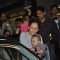 Sanjay Dutt along with his wife Manyata and two kids snapped at Mumbai International Airport