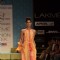 Model on the ramp for designer Anita Dongre on Lakme Fashion Week day 3 in Mumbai.