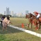 Neha Dhupia and Sofia Hayat at the 3rd Asia Cup Polo Match between India vs England in Mumbai