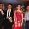 Mukesh Ambani, Nita Ambani, Aamir Khan and Sachin Tendulkar at CNN IBN Heroes Awards