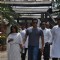 Salman Khan at Indian Bollywood Producer Mona Kapoor's funeral at Pawan Hans in Juhu, Mumbai