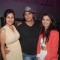 Teejay Sidhu, Karanvir Bohra and Sriti Jha at Saubhagyavati Bhava 100 Episode Success Party