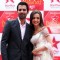 Sanaya Irani and Barun Sobti at Star Parivaar Awards 2012