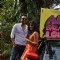 Jackky Bhagnani and Nidhi Subbaiah during the Mahurat of Movie Ajab Gazabb Love