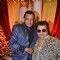 Mithun Chakraborty and Bappi Lahiri at Bappa Lahiri and Taneesha Verma Wedding Reception