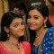 Nivedita Tiwari and Jyotsna Chandola on the set of Bhagonwali