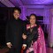 Udit Narayan with wife Deepa at Sunidhi Chauhan and Hitesh Sonik Wedding Reception Ceremony