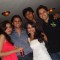 Aditi Tailing with friends at party