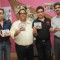 Ajai Sinha, Satish Kaushik, Daboo Malik & Pramod Sharma at Launch of the Audio of Film 3 Bachelors