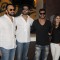 Rohit Shetty, Abhishek Bachchan, Ajay Devgan and Prachi Desai of Bol Bachchan selling ticket at Fame