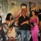 Abhay Deol, Anjali Patel and Prakash Jha at Unveiling of forthcoming film Chakravyuh