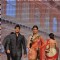 Karam Rajpal and Priya Chauhan on ramp at the Beti show by Vikram Phadnis at IIJW 2012