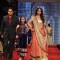 Sunil and Krishika Lulla on ramp at the Beti show by Vikram Phadnis at IIJW 2012