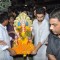 Raj Kundra at Ganpati Visarjan