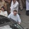 Nitin Mukesh attend pays last respect during the funeral of legendary filmmaker Yash Chopra