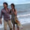 A still of Tena Desae with Rajeev Khandelwal from the movie Table No. 21