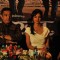 Kamal Haasan and Pooja Kumar at press meet to announce film Vishwaroop premiere