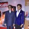 Bollywood actors Amitabh Bachchan and Abhishek Bachchan at the Hindustan times Most Stylish Awards 2013 in Hotel ITC Grand Central, Parel, Mumbai on Thursday, February 6th, evening.