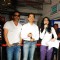 Suniel Shetty and Harsha Bhogle with Broadcast 92.7 Big FM during a unveiling the International Cricket Council (ICC) Champions Trophy 2013