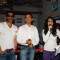 Suniel Shetty and Harsha Bhogle with Broadcast 92.7 Big FM during a unveiling the International Cricket Council (ICC) Champions Trophy 2013