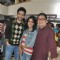 Tusshar Kapoor, Vishakha Singh and Vinay Pathak at Film Bajaate Rahoo Promotion on the set of CID