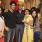 Sumeet Mittal with the team of Diya Aur Baati at Sumeet's birthday on the sets of Diya Aur Baati Hum