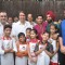 Randhir Kapoor and Rajiv Kapoor celebrate Ganesh Chaturti with the contestants of Junior Masterchef