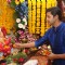 Shreyas Talpade offers prasad to Lord Ganesha