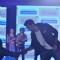 Ranbir Kapoor greets a fan at the event