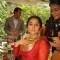 Vidya Balan tries on a jewellery piece at Ranka Jewellers Showroom