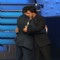 Shahrukh Khan and Salman Khan greet each other at the 9th Star Guild Awards