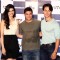 Aamir Khan with Kriti and Tiger at the Trailer launch of Heropanthi