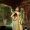 Yuvika Chaudhary walked the ramp at the 'Caring with Style' fashion show at NSCI