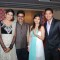 Shreyas Talpade with wife and Pooja at Poshter Boyz Launch at Levo
