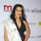 Sona Mohapatra poses at Rahul Mishra's celeberation of 6 years in fashion with Grazia
