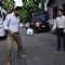 John Abraham playing football with Baichung Bhutia at Castrol Photo Shoot