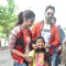 Varun and Alia Bhatt with their fans at the Promotions of Humpty Sharma Ki Dulhaniya