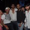 Sreesanth poses along with Vivian Dsena and other guests at the Live Concert