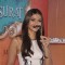 Sonam Kapoor poses with a fake moustache at the Trailer Launch of Khoobsurat