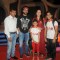 Sonali and Sumanth pose with Aneel Murarka, Ayushman Khurana and Poonam Dhillon