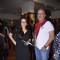 Tisca Chopra poses with a friend at Nicolai Freidrich Illusion Show