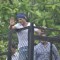 Shah Rukh Khan gives a smiling Wave to his Fans on Eid