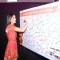 Tara Sharma signs her autograph at NDTV Save the Tigers event