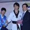Tiger Shroff being awarded with a Trophy at the Kukkiwon Award Ceremony