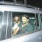 R. Madhavan along with wife Sarita Birje was snapped in their car at Nido